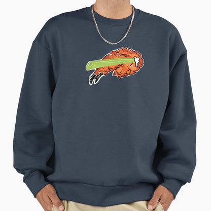 Buffalo Wing Sweatshirt - Unique Graphic Men Women - T-Shirt, Sweatshirt, Hoodie