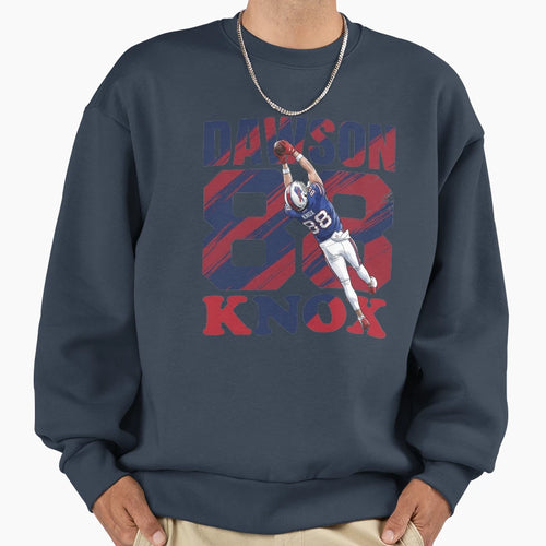 Dawson Knox 88 Buffalo Football Playmaker Sweatshirt - Graphic Print Unisex - T-Shirt, Sweatshirt, Hoodie