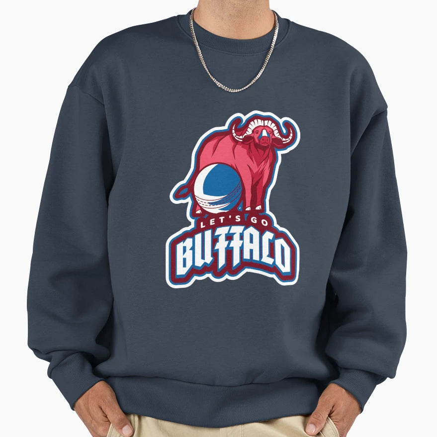 Lets Go Buffalo Lets Go Buffalo Sweatshirt - Trendy Graphic for Adults - T-Shirt, Sweatshirt, Hoodie
