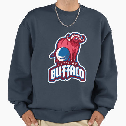 Lets Go Buffalo Lets Go Buffalo Sweatshirt - Trendy Graphic for Adults - T-Shirt, Sweatshirt, Hoodie