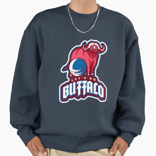 Lets Go Buffalo Lets Go Buffalo Sweatshirt - Trendy Graphic for Adults - T-Shirt, Sweatshirt, Hoodie