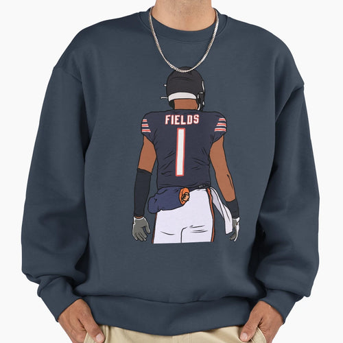 Justin Fields Back To Sweatshirt - Aesthetic Graphic Unisex - T-Shirt, Sweatshirt, Hoodie