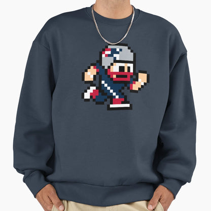 New England Patriots Tecmo Super Sweatshirt - Aesthetic Graphic Unisex - T-Shirt, Sweatshirt, Hoodie
