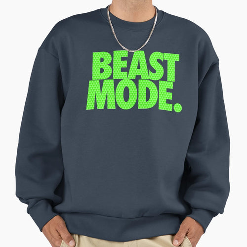 Beast Mode Electric Green Sweatshirt - Novelty Apparel Unisex - T-Shirt, Sweatshirt, Hoodie