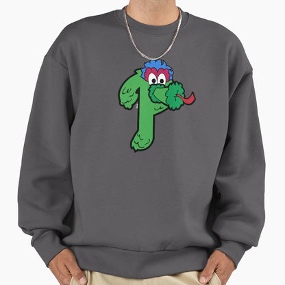 Phanatical P Sweatshirt - Minimalist Print Men Women - T-Shirt, Sweatshirt, Hoodie