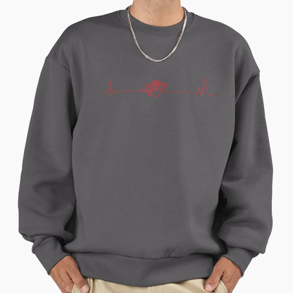 Minnesota Hockey Heartbeat Pulse Sweatshirt - Streetwear Style for Adults - T-Shirt, Sweatshirt, Hoodie