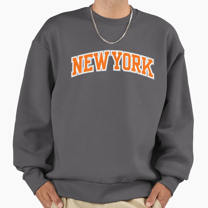 New York Ny Basketball Sweatshirt - Novelty Apparel for Adults - T-Shirt, Sweatshirt, Hoodie