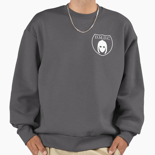 Dmdc Detectorists Badge White Sweatshirt - Novelty Apparel Men Women - T-Shirt, Sweatshirt, Hoodie