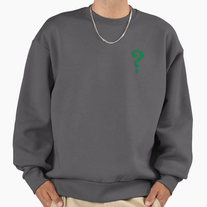 Riddler Question Mark Sweatshirt - Graphic Print Men Women - T-Shirt, Sweatshirt, Hoodie
