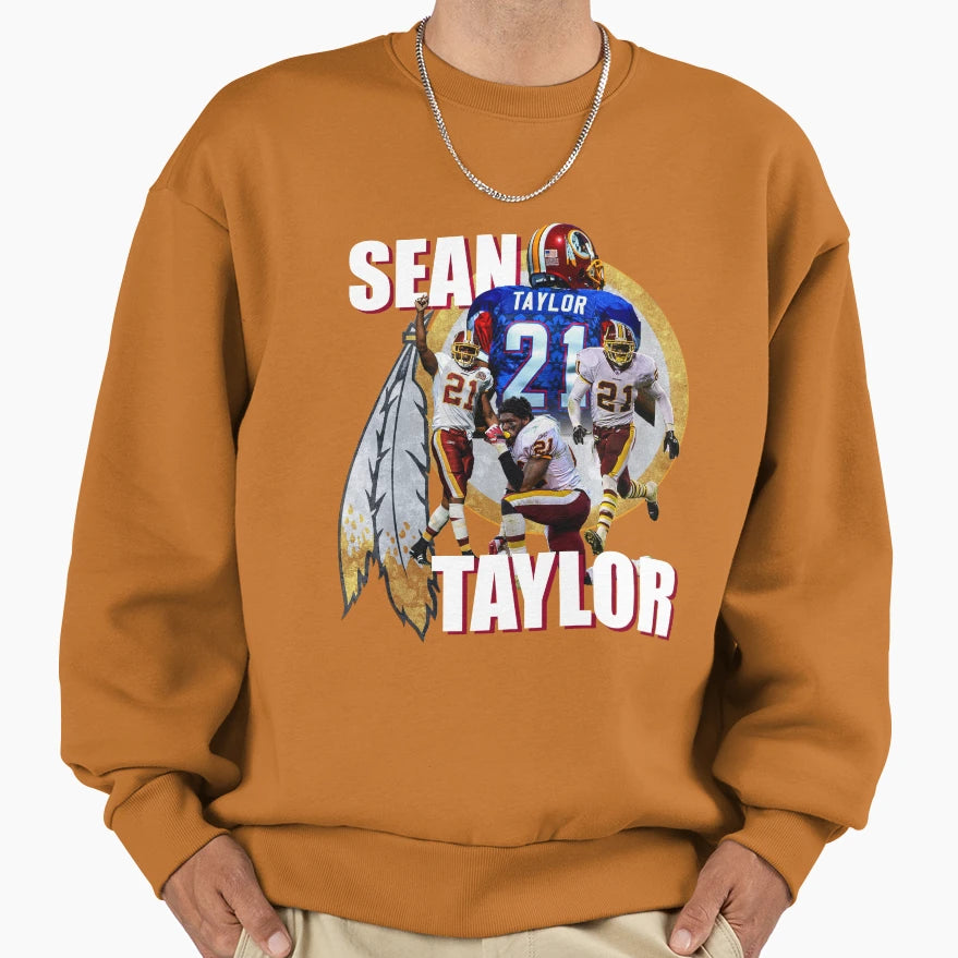 Nfl Sean Taylor Washington Hoodie - Casual Everyday Wear for Adults - T-Shirt, Sweatshirt, Hoodie