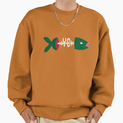 Yankanuck Fish Sweatshirt - Custom Art Print Men Women - T-Shirt, Sweatshirt, Hoodie