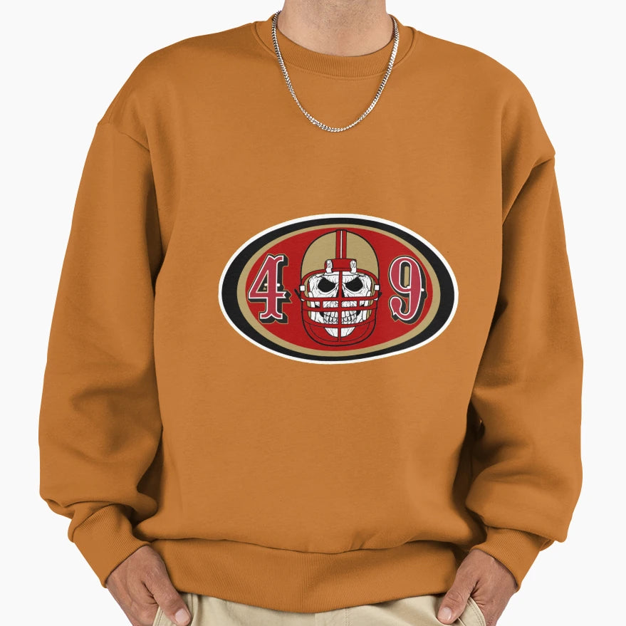 49Ers Skull Sweatshirt - Trendy Graphic Unisex - T-Shirt, Sweatshirt, Hoodie