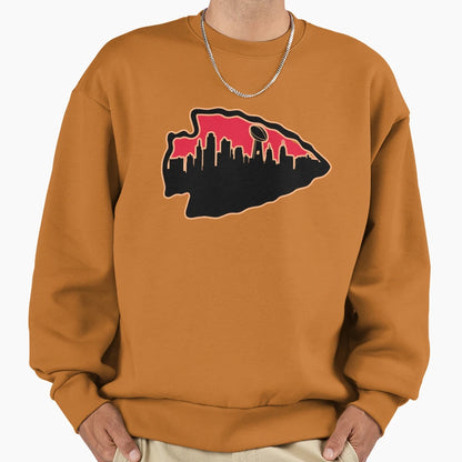 Kansas City Chiefs Arrowhead Kc Sweatshirt - Unique Graphic for Adults - T-Shirt, Sweatshirt, Hoodie