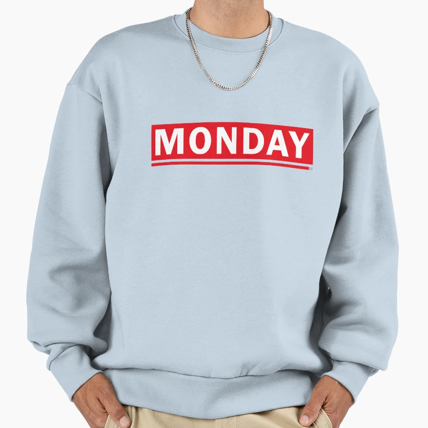 Monday Sweatshirt - Trendy Graphic for Adults - T-Shirt, Sweatshirt, Hoodie