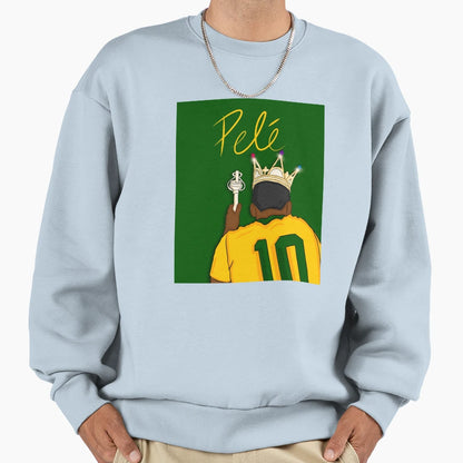 Pele Leyenda Sweatshirt - Custom Art Print Men Women - T-Shirt, Sweatshirt, Hoodie