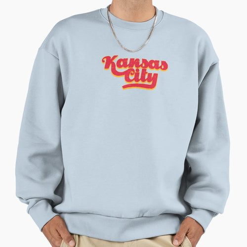Kansas City Text Sweatshirt - Aesthetic Graphic for Adults - T-Shirt, Sweatshirt, Hoodie