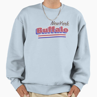 Buffalo New York Sweatshirt - Custom Art Print for Adults - T-Shirt, Sweatshirt, Hoodie