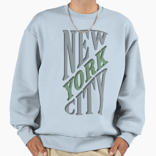 Nyc Typography New York Sweatshirt - Trendy Graphic for Adults - T-Shirt, Sweatshirt, Hoodie