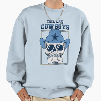 Skull Dallas Cowboys Sweatshirt - Streetwear Style Unisex - T-Shirt, Sweatshirt, Hoodie