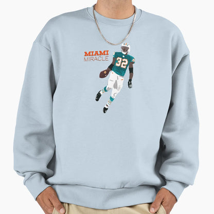 Miami Miracle Art Sweatshirt - Streetwear Style for Adults - T-Shirt, Sweatshirt, Hoodie