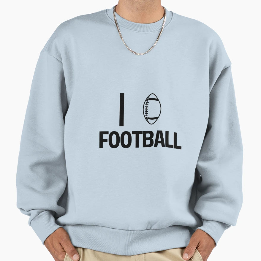 Football Sweatshirt - Unique Graphic for Adults - T-Shirt, Sweatshirt, Hoodie