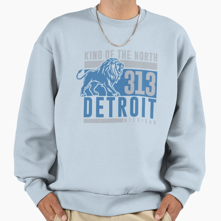 313 Lions Sweatshirt - Minimalist Print Men Women - T-Shirt, Sweatshirt, Hoodie