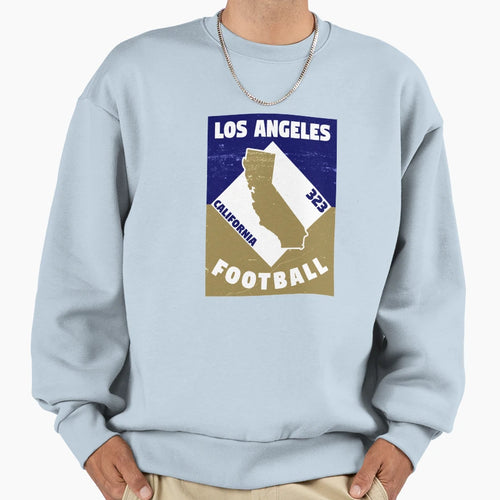 Los Angeles R Football Sweatshirt - Custom Art Print Men Women - T-Shirt, Sweatshirt, Hoodie
