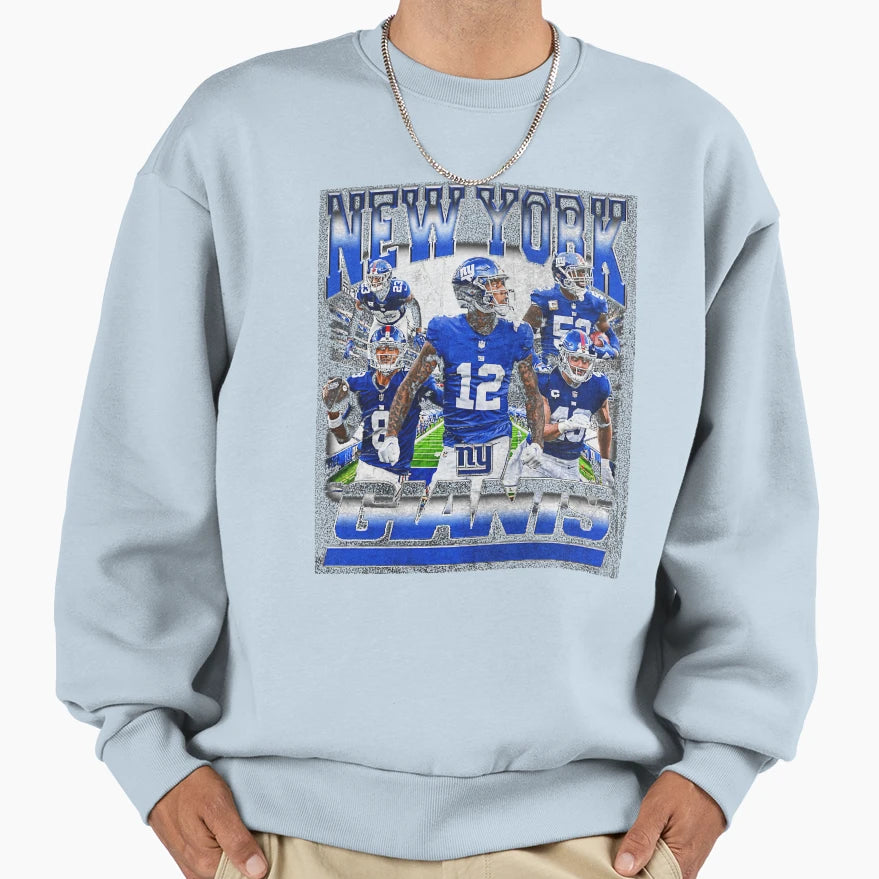 New York G Football Bootleg Sweatshirt - Trendy Graphic Unisex - T-Shirt, Sweatshirt, Hoodie