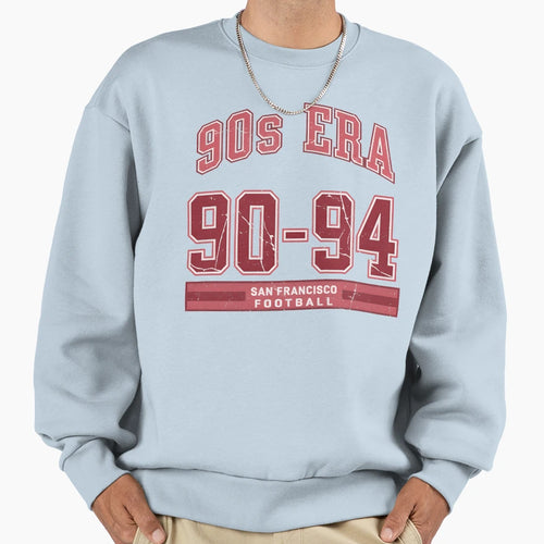 San Francisco Football 90S Era 1990 Sweatshirt - Aesthetic Graphic Unisex - T-Shirt, Sweatshirt, Hoodie
