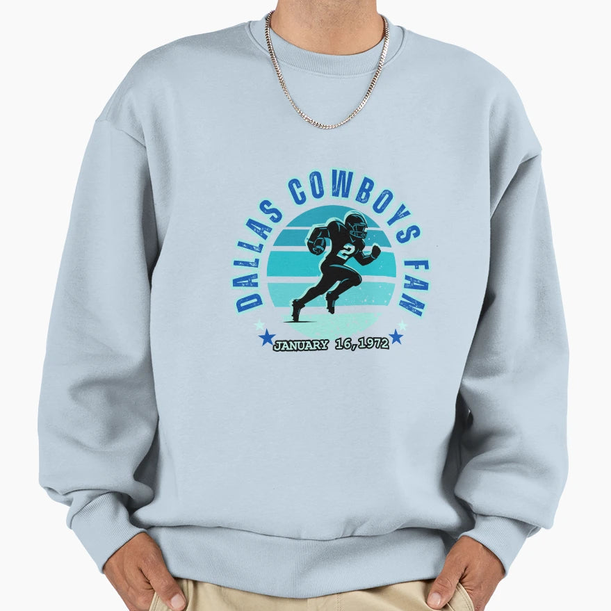 Dallas Cowboys Sweatshirt - Casual Everyday Wear Men Women - T-Shirt, Sweatshirt, Hoodie