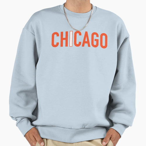 Ch1Cago Qb1 Orange Sweatshirt - Trendy Graphic Unisex - T-Shirt, Sweatshirt, Hoodie