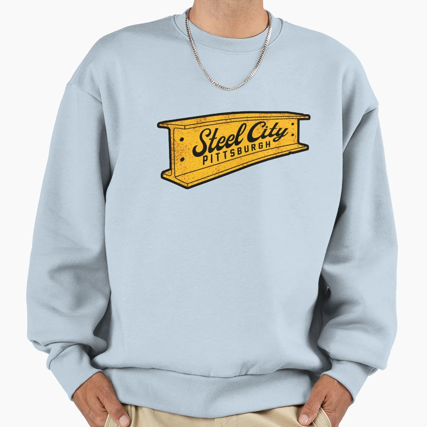 Steel City And T-Shirt - Unique Graphic for Adults - T-Shirt, Sweatshirt, Hoodie