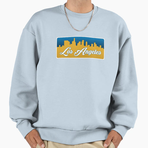 Los Angeles C Football Skyline Sweatshirt - Unique Graphic Men Women - T-Shirt, Sweatshirt, Hoodie