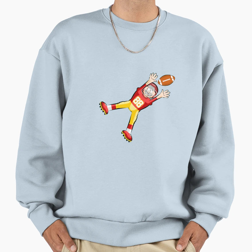 American Football Cartoon 27 41 Sweatshirt - Novelty Apparel Men Women - T-Shirt, Sweatshirt, Hoodie