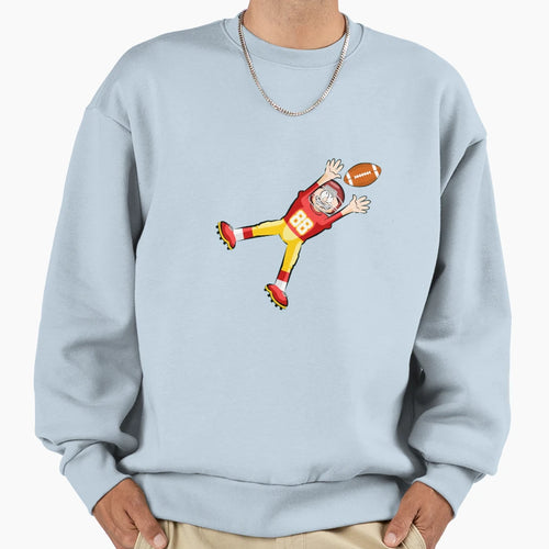 American Football Cartoon 27 41 Sweatshirt - Novelty Apparel Men Women - T-Shirt, Sweatshirt, Hoodie