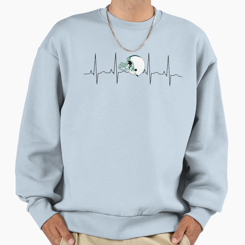 Ecg Ekg American Football Sweatshirt - Trendy Graphic for Adults - T-Shirt, Sweatshirt, Hoodie