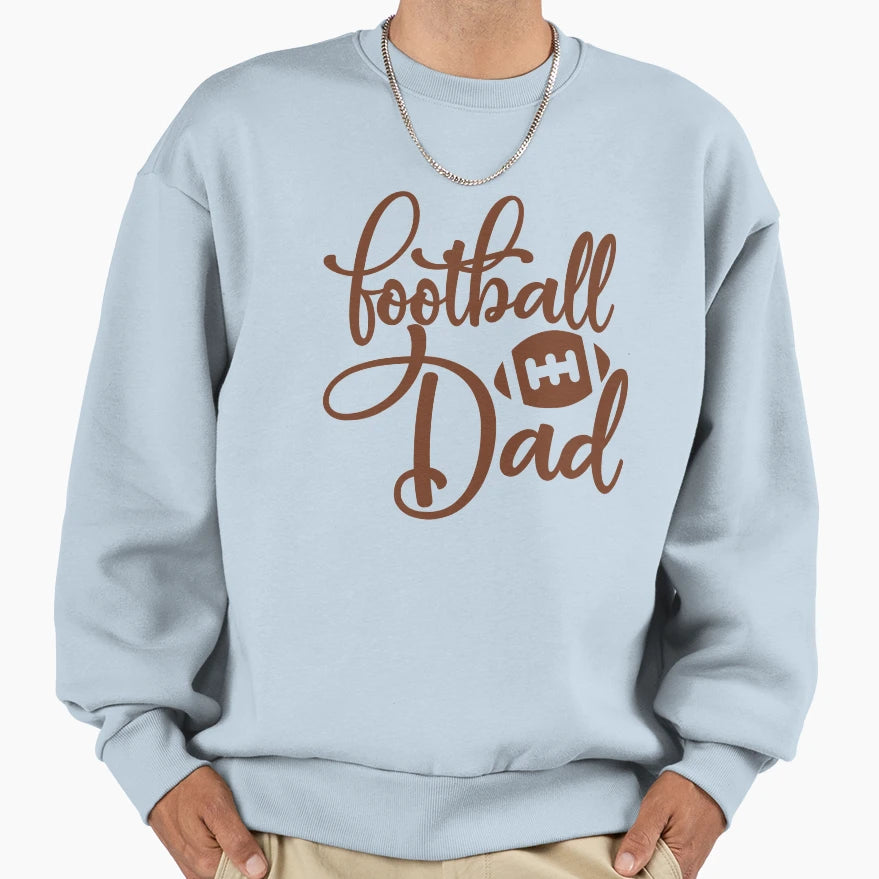 Football Dad Sweatshirt - Custom Art Print for Adults - T-Shirt, Sweatshirt, Hoodie