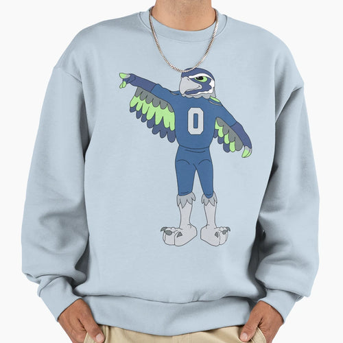 Seattle Blitz Mascot Sweatshirt - Streetwear Style for Adults - T-Shirt, Sweatshirt, Hoodie