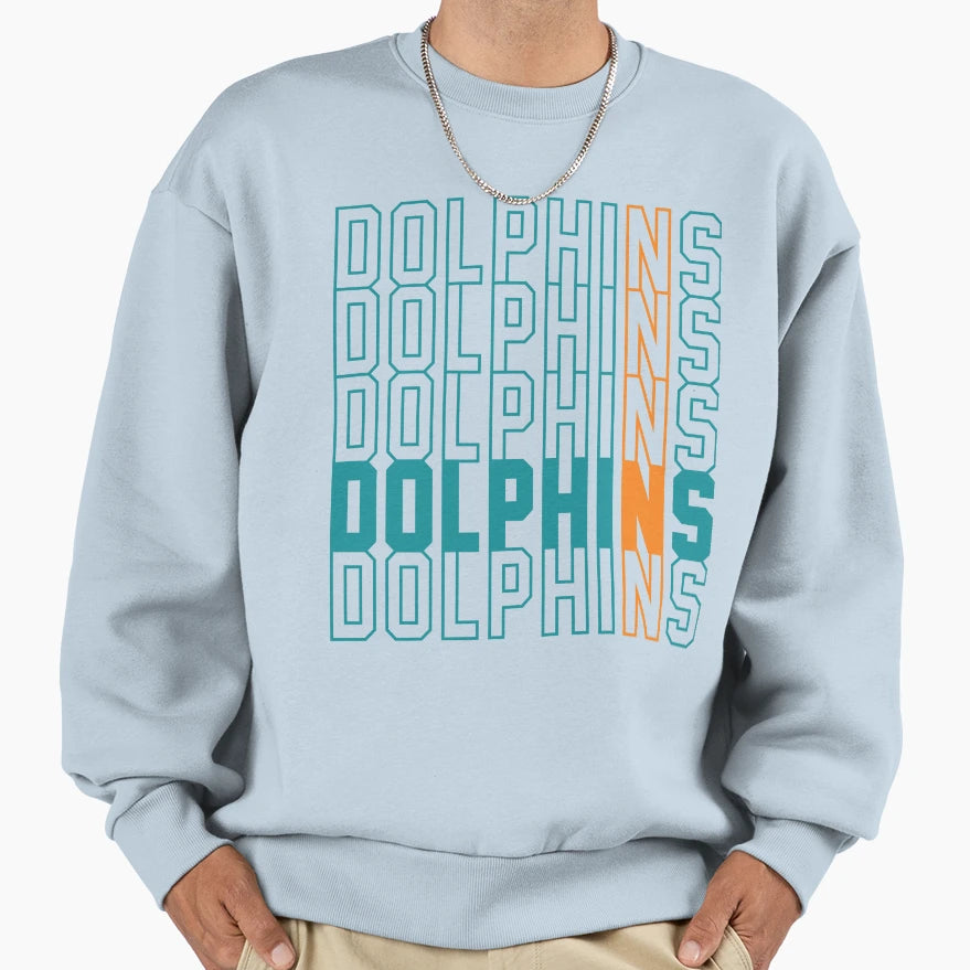 Dolphins Sweatshirt - Novelty Apparel Men Women - T-Shirt, Sweatshirt, Hoodie