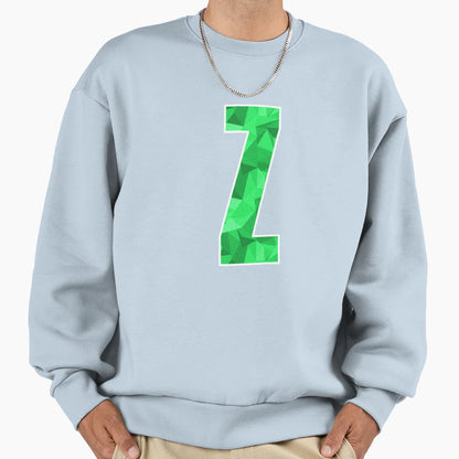 Letter Z Monogram Letter Art Sweatshirt - Streetwear Style for Adults - T-Shirt, Sweatshirt, Hoodie