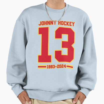 Johnny Hockey Sweatshirt - Trendy Graphic for Adults - T-Shirt, Sweatshirt, Hoodie