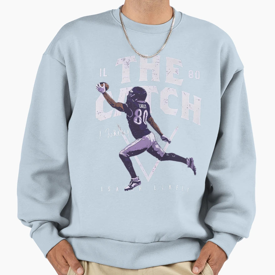 Isaiah Likely Baltimore Sweatshirt - Aesthetic Graphic Men Women - T-Shirt, Sweatshirt, Hoodie