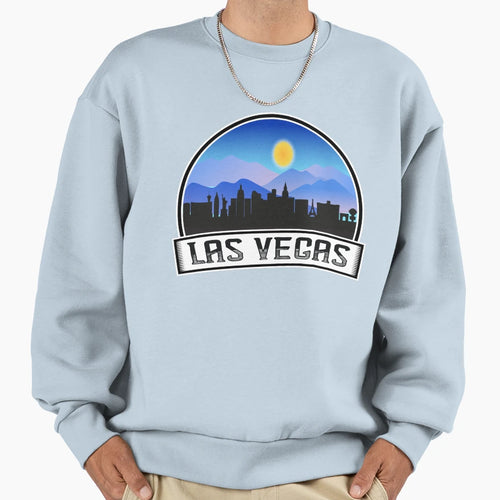 Las Vegas Sunny Day Sweatshirt - Custom Art Print Unisex - T-Shirt, Sweatshirt, Hoodie