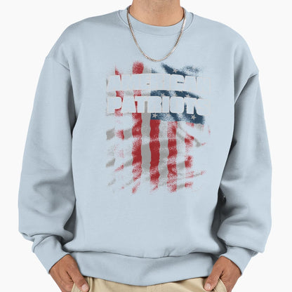 American Patriots Flag Sweatshirt - Unique Graphic Men Women - T-Shirt, Sweatshirt, Hoodie