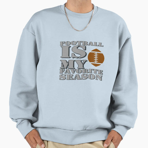 Football Season Sweatshirt - Minimalist Print Unisex - T-Shirt, Sweatshirt, Hoodie