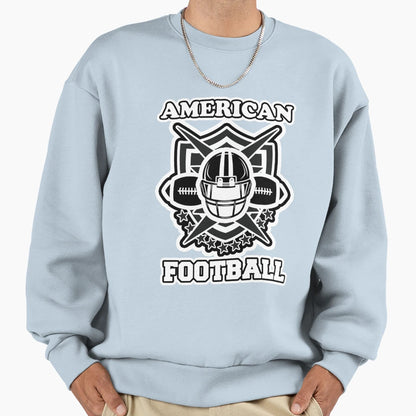American Football Sweatshirt - Unique Graphic for Adults - T-Shirt, Sweatshirt, Hoodie