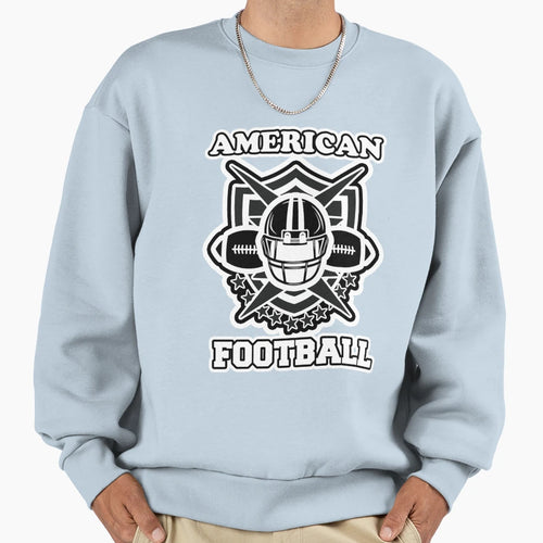 American Football Sweatshirt - Unique Graphic for Adults - T-Shirt, Sweatshirt, Hoodie