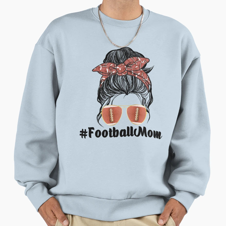 Football Mom Game Day Game Day Vibes Sweatshirt - Graphic Print Men Women - T-Shirt, Sweatshirt, Hoodie