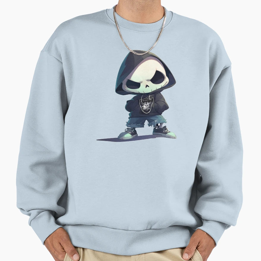 Hi Rollerskeleton Sweatshirt - Fun Novelty Design Unisex - T-Shirt, Sweatshirt, Hoodie