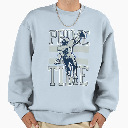 Prime Time Dallas Football Sweatshirt - Graphic Print for Adults - T-Shirt, Sweatshirt, Hoodie